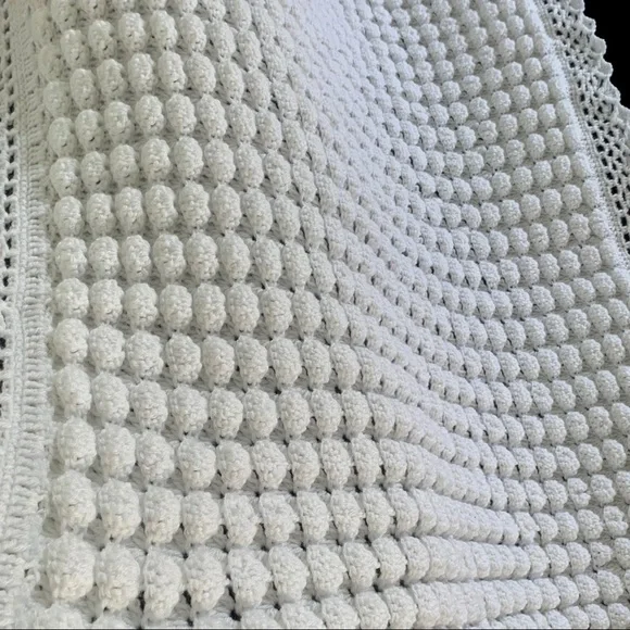 Hand crochet custom made baby blanket - Picture 6 of 16